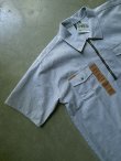 画像1: 【PRISON BLUES】"HALF ZIP HICKORY S/S WORK SHIRT"