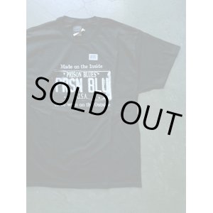 画像: 【PRISON BLUES】"USA PLATE LOGO T-SHIRTS / BLACK"