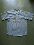 画像6: 【PRISON BLUES】"HALF ZIP HICKORY S/S WORK SHIRT"