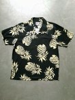 画像2: 【HOUSTON】"ALOHA SHIRTS / PINEAPPLE (BLACK)"