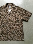 画像1: 【HOUSTON】"ALOHA SHIRTS / LEOPARD (KHAKI)"