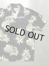 画像: 【HOUSTON】"ALOHA SHIRTS / PINEAPPLE (BLACK)"