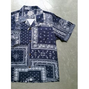 画像: 【HOUSTON】"ALOHA SHIRTS / BANDANA (NAVY)"