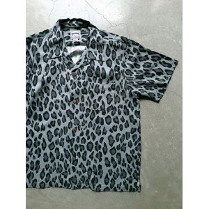 画像: 【HOUSTON】"ALOHA SHIRTS / LEOPARD (GREY)"