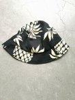 画像2: 【HOUSTON】"ALOHA HAT / PINEAPPLE (BLACK)"