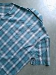 画像8: 【BIG MIKE】"Ombre Check S/S Shirts - MINT×WHITE"