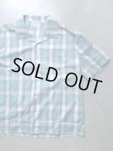 画像: 【BIG MIKE】"Ombre Check S/S Shirts - MINT×WHITE"