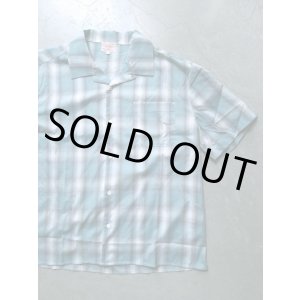 画像: 【BIG MIKE】"Ombre Check S/S Shirts - MINT×WHITE"