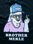 画像8: 【BROTHER MERLE】"S/S Crew T-Shirt - Dwight / Black"