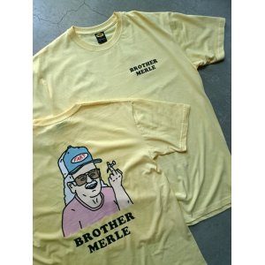 画像: 【BROTHER MERLE】"S/S Crew T-Shirt - Dwight / Banana"