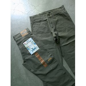 画像: 【PRISON BLUES】"DOUBLE KNEE WORK JEAN / OLIVE"