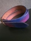 画像3: 【BRACKNEY LEATHER WORKS】"TIE-DYE  LEATHER BELT"