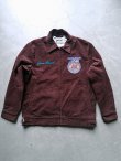 画像2: 【HOUSTON】”CORDUROY EMBROIDERY FFA JACKET / BURGUNDY”