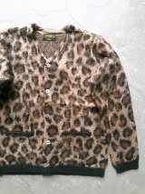 画像: 【UNIVERD72】"MOHAIR TOUCH CARDIGAN (LEOPARD)"