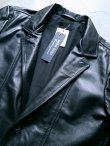 画像6: 【modem design】"SHEEP LEATHER TAILORED JACKET / BLACK"