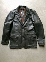 画像: 【modem design】"SHEEP LEATHER TAILORED JACKET / BROWN"