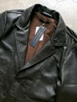 画像3: 【modem design】"SHEEP LEATHER TAILORED JACKET / BROWN"