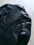 画像10: 【modem design】"SHEEP LEATHER TAILORED JACKET / BLACK"