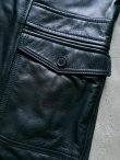 画像7: 【modem design】"SHEEP LEATHER TAILORED JACKET / BLACK"