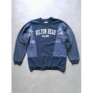 画像: 【Mr. Remake Man】”Used Sweat Remake Crew / Navy-M"