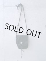 画像: 【Nasngwam × Early Morning】”DEERSKIN MEDICINE BAG / BLACK”