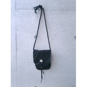 画像: 【Nasngwam × Early Morning】”DEERSKIN MEDICINE BAG / BLACK”