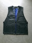 画像1: 【Nasngwam】"PUEBLO LEATHER VEST"