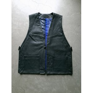 画像: 【Nasngwam】"PUEBLO LEATHER VEST"