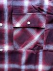 画像5: 【BIG MIKE】"Ombre Check Shirts / PURPLE"