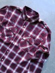 画像3: 【BIG MIKE】"Ombre Check Shirts / PURPLE"