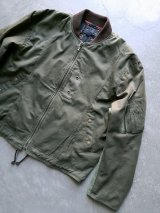 画像: 【Nasngwam】 "BARBARIAN FLIGHT JACKET / OLIVE"