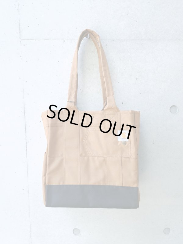 画像1: 【carhartt】"VERTICAL SNAP TOTE BAG / Carhartt Brown"