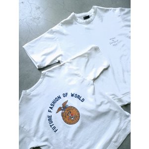 画像: 【modem design】”FFW rib tee / WHITE'”