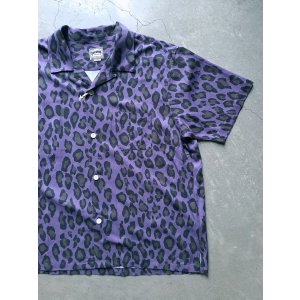 画像: 【HOUSTON】"ALOHA SHIRTS / LEOPARD (PURPLE)"