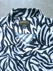 画像4: 【UNIVERD72】"POLYESTER ALOHA SHIRT / ZEBRA"