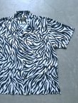 画像1: 【UNIVERD72】"POLYESTER ALOHA SHIRT / ZEBRA"