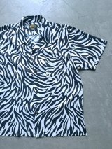 画像: 【UNIVERD72】"POLYESTER ALOHA SHIRT / ZEBRA"