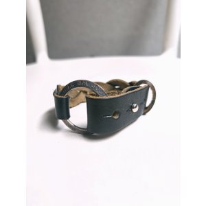 画像: NORTH WORKS ”Leather 50cent ring braid bracelet”