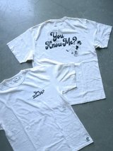 画像: 【free rage】"JAPANESE TEA SHIRTS / You Know Me (WHITE)?"