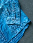 画像7: 【Nasngwam】”SKELTER SHIRTS (BANDANA / SAX BLUE)”