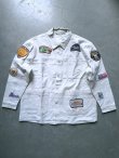 画像1: 【MR.REMAKEMAN】"Tent Wappen Works Shirt / M"