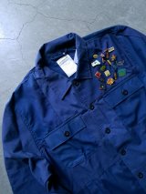 画像: 【MR.REMAKEMAN】"Fatigue Vintage Pins Shirt / NAVY"