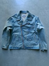 画像: 【HOUSTON】”DENIM DOUBLE RIDERS JACKET”