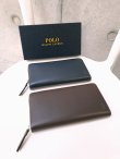 画像1: 【Polo Ralph Lauren】"Calf leather round long wallet"