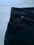 画像5: 【HOUSTON】”DUCK DOUBLE KNEE PAINTER PNATS / BLACK”