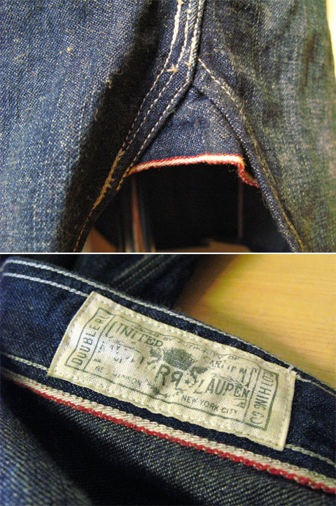 画像: RRL(ダブルアールエル)　刺繍デニムワークシャツ(Indigo)