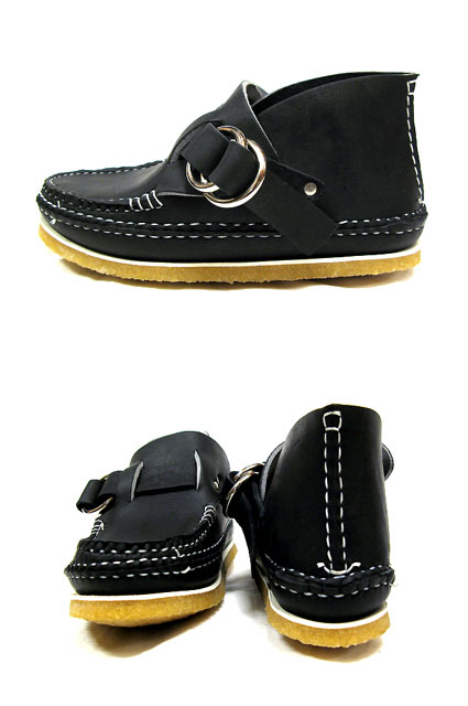 画像: ARROW MOCCASIN(アローモカシン) 1W Double Leather Sole Ring Boot with Crape Sole