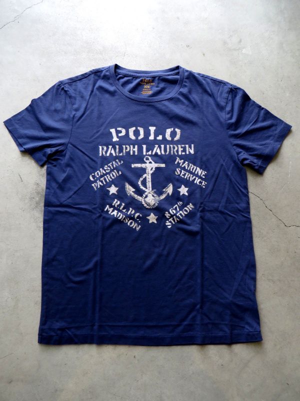 画像1: Ralph Lauren "Classic Anchor Graphic Tee"