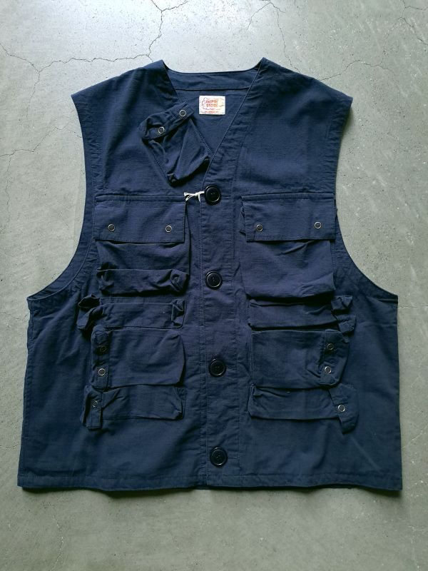 画像1: 【IMPRESTORE】"TAGGART | C-1VEST / NAVY"