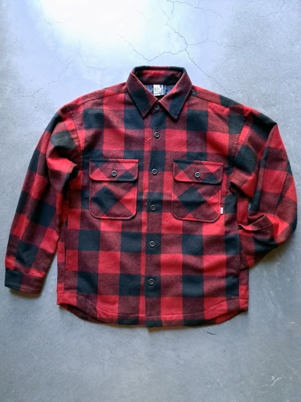 画像1: 【CHUMS】"Shaggy Check CPO Jacket / Red"